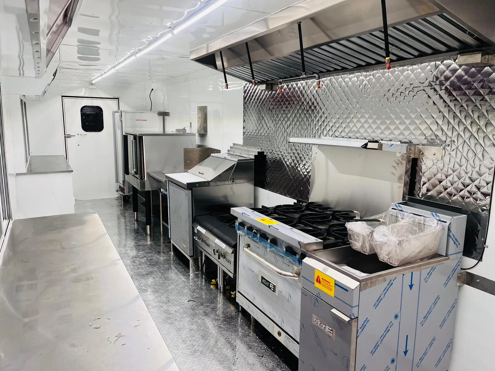 Mobile Kitchen Interior by Carranza Trailers