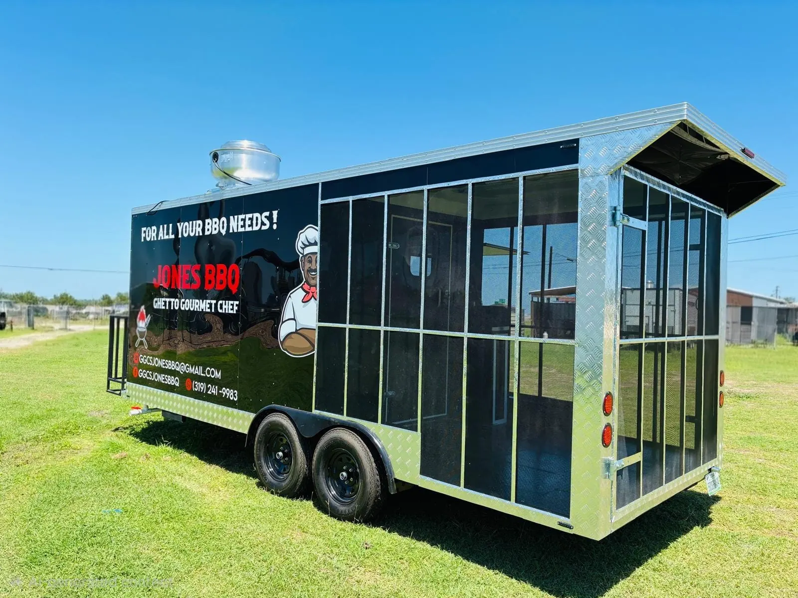BBQ Porch Build by Carranza Trailers